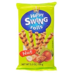 FLIS Happy Swing vafel rolice lješnjak 150g slide slika