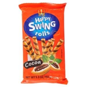 FLIS Happy Swing vafel rolice kakao 150g slide slika