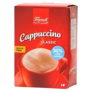 FRANCK Cappuccino classic manje šećera instant kava 112g slide slika