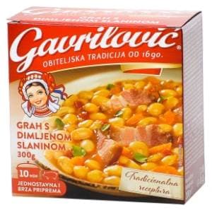 GAVRILOVIĆ grah s dimljenom slaninom 300g slide slika