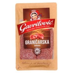 GAVRILOVIĆ Graničarska kobasica narezak 80g slide slika