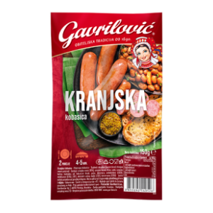 GAVRILOVIĆ Kranjska kobasica 150g slide slika