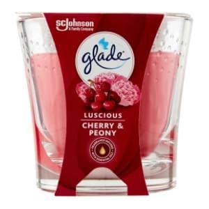 GLADE mirisna svijeća božur trešnja 129g slide slika