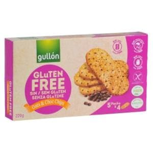 GULLON keksi oats & choc chips bez glutena 220g slide slika