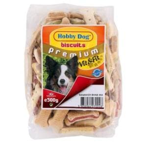 HOBBY DOG Premium poslastica za pse keksi 500g slide slika