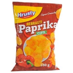 HRUSTY čips rebrasti paprika 150g slide slika