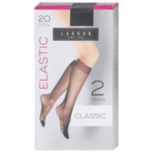 JADRAN Elastic classic dokoljenke 20den crne univerzalne slide slika
