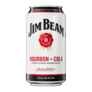 JIM BEAM Bourbon whiskey & cola 330ml slide slika