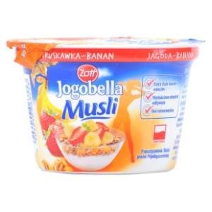 JOGOBELLA voćni jogurt jagoda, banana s muslijem 200g slide slika