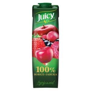 JUICY 100% bobice jabuka sok 1l slide slika