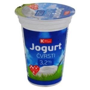 K PLUS jogurt 3,2%mm 180g slide slika