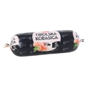 K PLUS Tirolska kobasica 500g slide slika