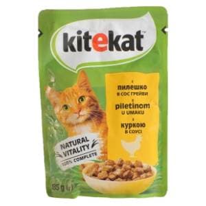 KITEKAT hrana za mačke piletina u umaku 85g slide slika