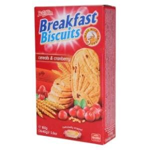 KOESTLIN Breakfast čajno pecivo cereals & cranberry 160g slide slika