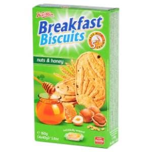 KOESTLIN Breakfast biskvit nuts & honey 160g slide slika