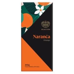 KRAŠ Selection čokolada tamna naranča 100g slide slika