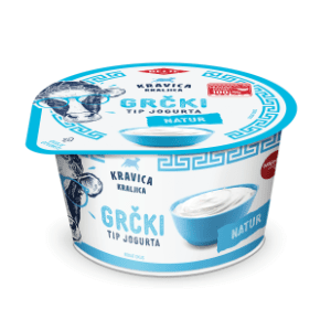 KRAVICA KRALJICA Natur grčki tip jogurta 150g slide slika