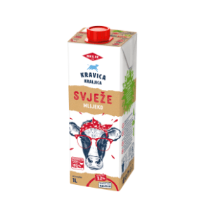 KRAVICA KRALJICA svježe mlijeko 3,2%mm 1l slide slika