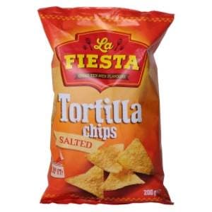 LA FIESTA tortilla čips salted 200g slide slika