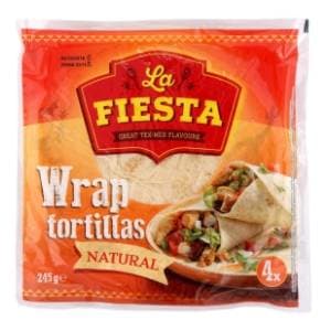 LA FIESTA Wrap tortilje 4x25cm 245g slide slika