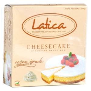 LATICA Cheesecake torta 650g slide slika