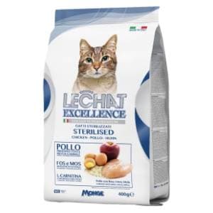 LECHAT Excellence sterilised hrana za mačke piletina 400g slide slika