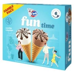 LEDO Fun time sladoled multipack 6x110ml slide slika