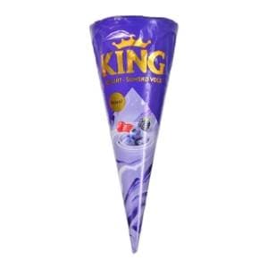 LEDO King jogurt i šumsko voće sladoled kornet 167ml slide slika
