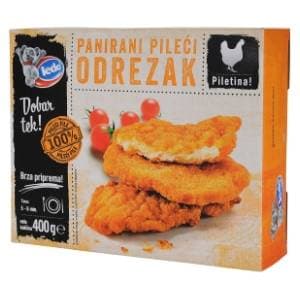 LEDO panirani pileći odrezak 400g slide slika