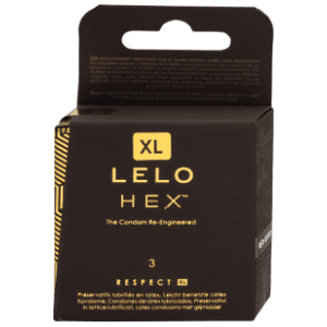 LELO HEX Respect XL kondom 3kom slide slika