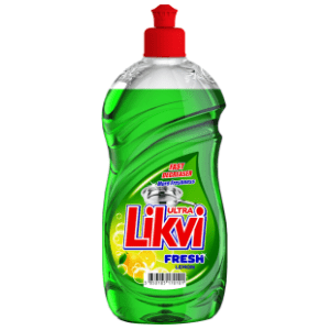 LIKVI Ultra fersh deterdžent za suđe lemon 450ml slide slika