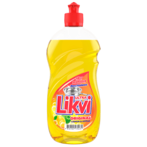 LIKVI Ultra original deterdžent za suđe lemon & apple 450ml slide slika