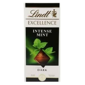 LINDT tamna čokolada Excellence intese mint 100g slide slika