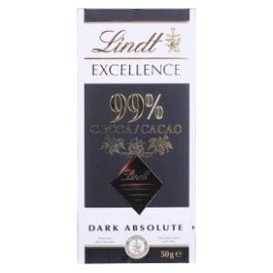 LINDT tamna čokolada Excellence dark 99% cacao 50g slide slika
