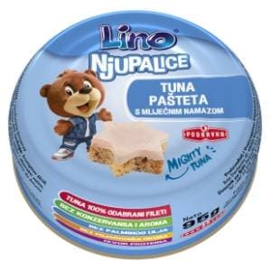 LINO Njupalice Tuna Cream pašteta 95g slide slika