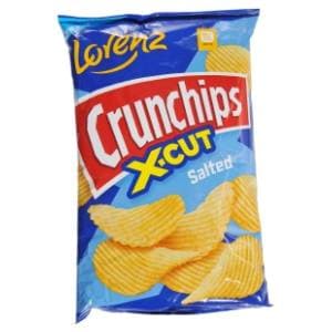 LORENZ Crunchips x-cut čips slani 130g slide slika
