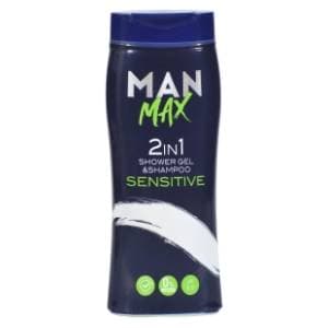 MAN MAX 2u1 Sensitive gel za tuširanje i šampon 300ml slide slika