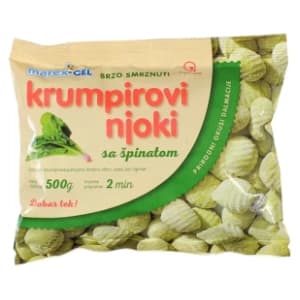 MAREX GEL njoki s špinatom 500g slide slika