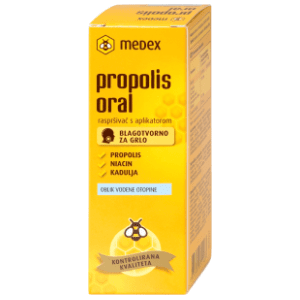 MEDEX Propolis oral raspršivač s aplikatorom 30ml slide slika