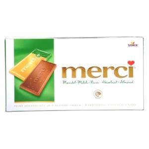 MERCI čokolada badem lješnjak 100g slide slika