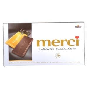 MERCI tamna čokolada 72% 100g slide slika