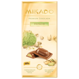MIKADO Pistacio čokolada premium 100g slide slika