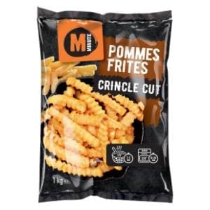 MINUTE Pommes frites crincle cut pomfrit 1kg slide slika