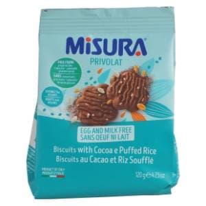 MISURA Privolat keksi kakao riža 120g slide slika