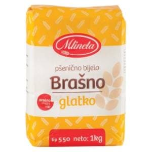 MLINETA T-550 glatko pšenično bijelo brašno 1kg slide slika