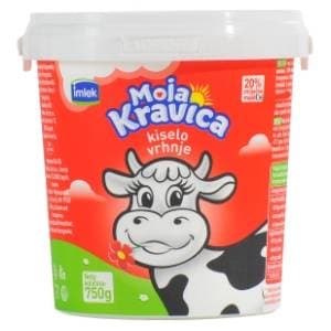 MOJA KRAVICA kiselo vrhnje 20%mm 750g slide slika
