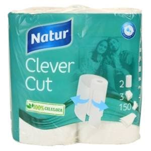 NATUR Clever cut papirnati ručnici 3sloja 2kom slide slika