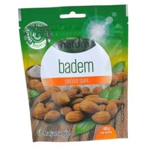 NATURA badem pečeni slani 100g slide slika