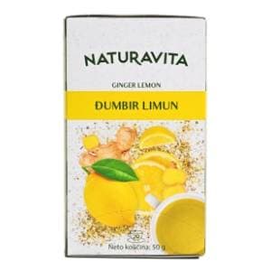 NATURAVITA đumbir i limun čaj 50g slide slika