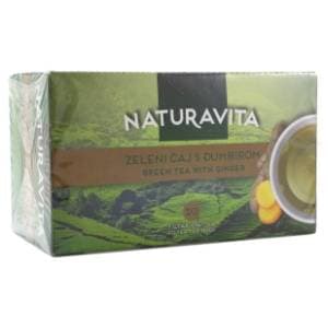 NATURAVITA zeleni čaj s đumbirom 40g slide slika